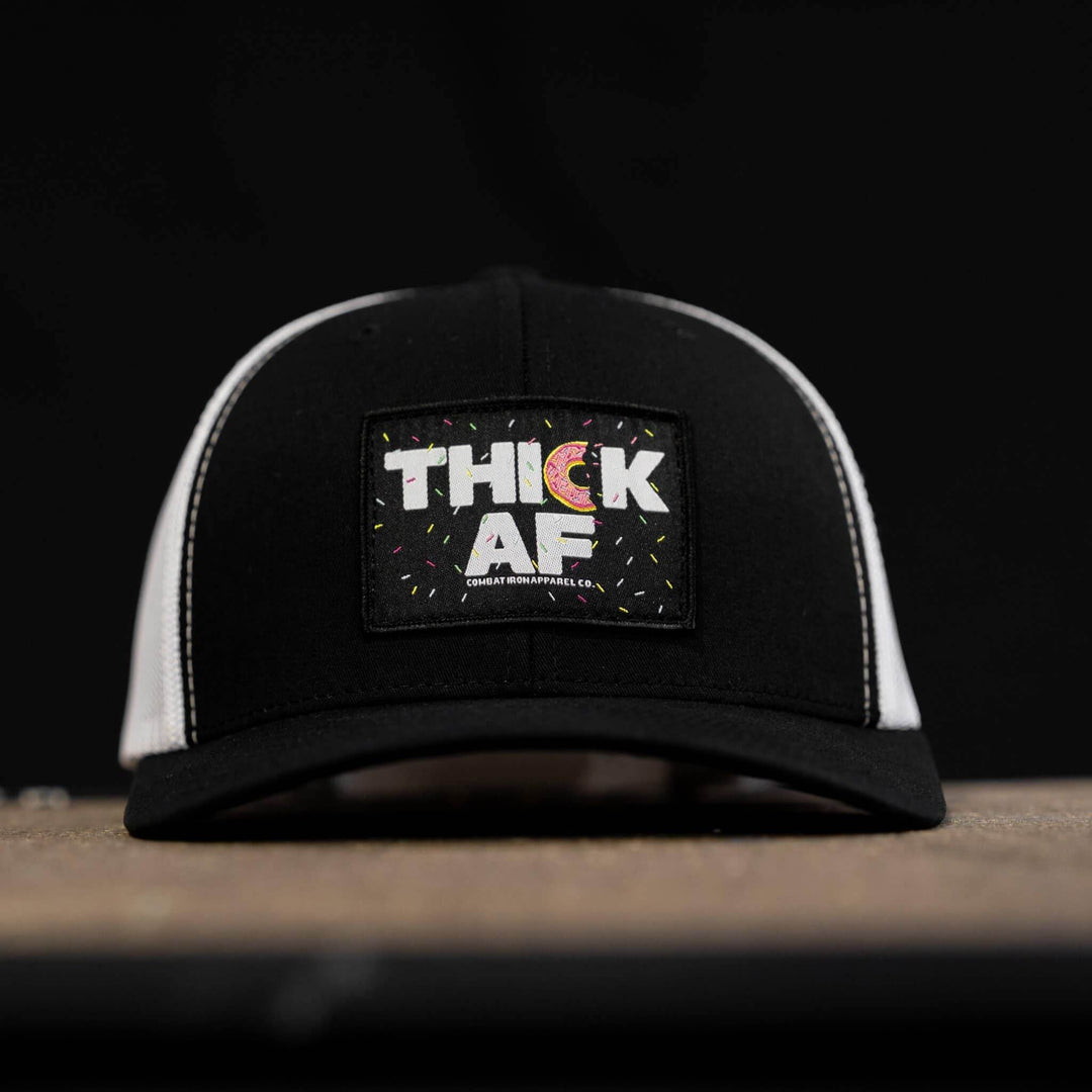 THICK AF DONUT EDITION PATCH MID-PROFILE MESH SNAPBACK Hat - One Revolver Surfboards