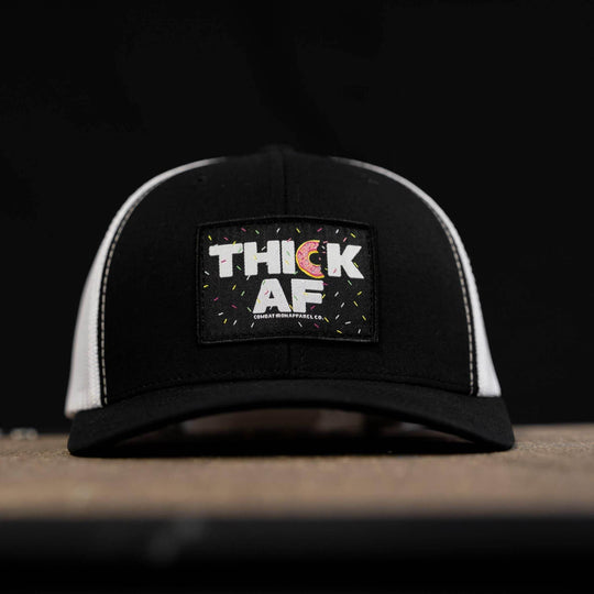 THICK AF DONUT EDITION PATCH MID-PROFILE MESH SNAPBACK Hat - One Revolver Surfboards