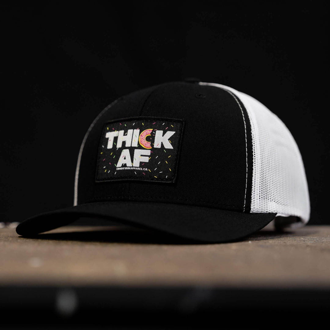 THICK AF DONUT EDITION PATCH MID-PROFILE MESH SNAPBACK Hat - One Revolver Surfboards
