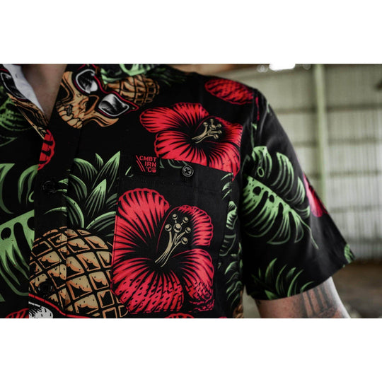 LIGHT WEIGHT BUTTON UP SHORT SLEEVE - One Revolver Surfboards