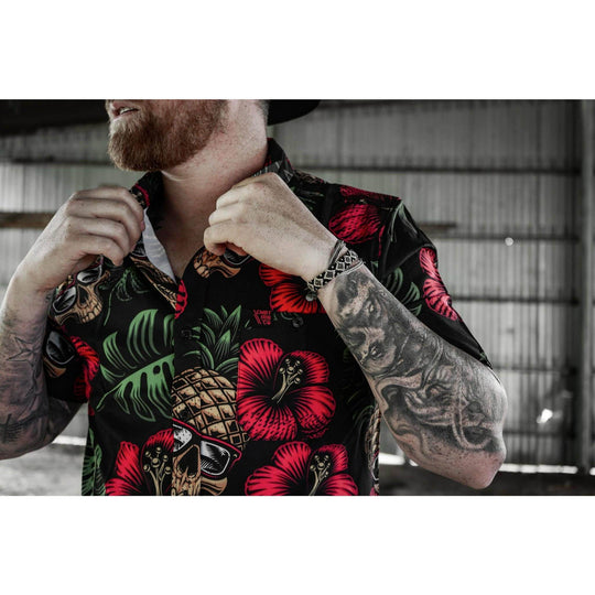LIGHT WEIGHT BUTTON UP SHORT SLEEVE - One Revolver Surfboards