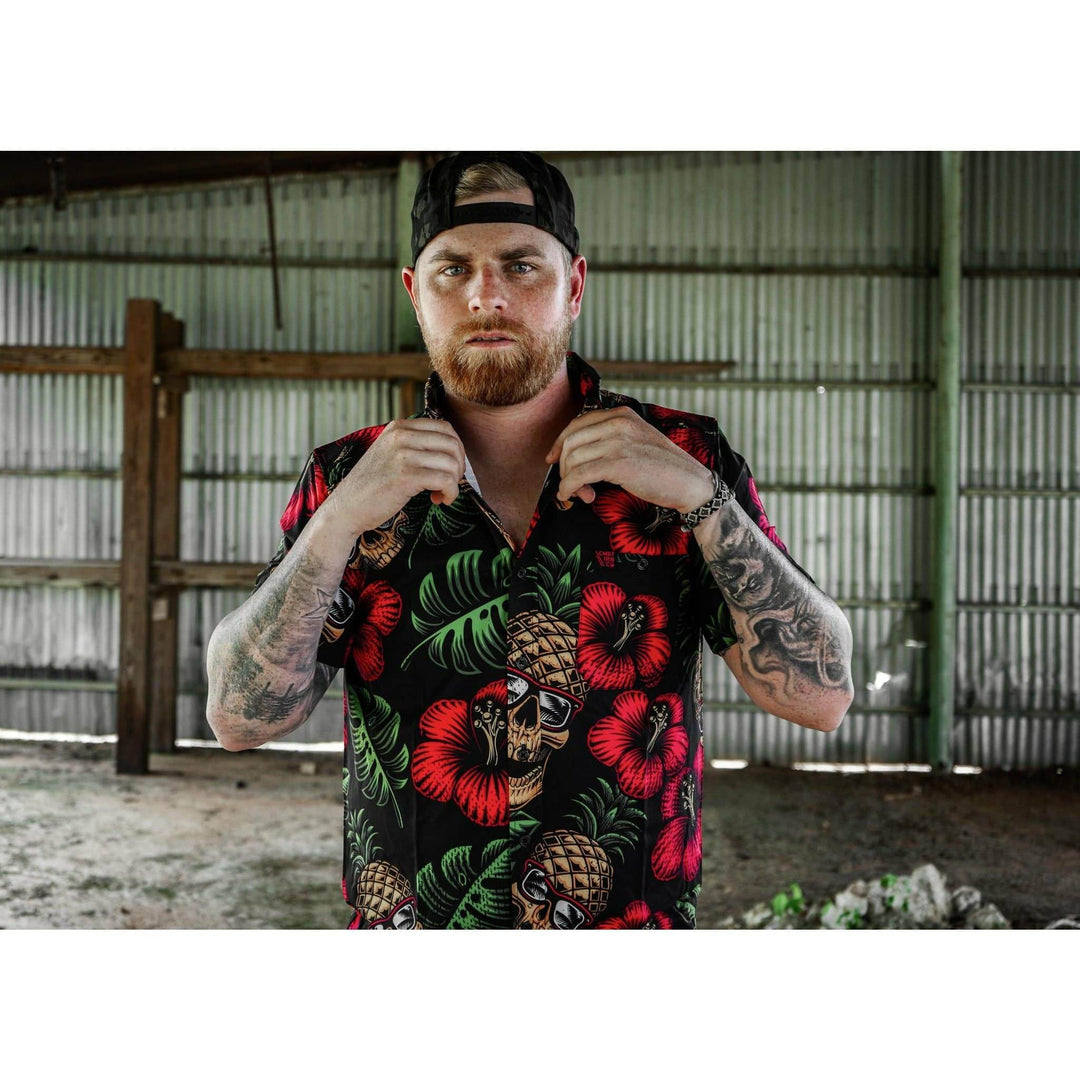 LIGHT WEIGHT BUTTON UP SHORT SLEEVE - One Revolver Surfboards