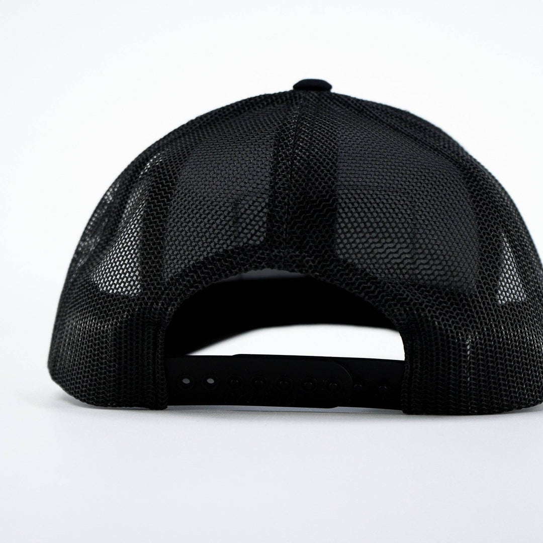 Trigger Puller American Flag Patch Mid-Profile Mesh Snapback Hat - One Revolver Surfboards