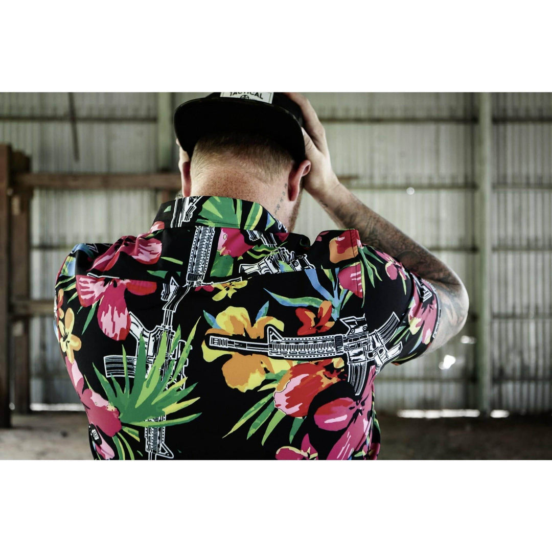 LIGHT WEIGHT BUTTON UP SHORT SLEEVE - One Revolver Surfboards