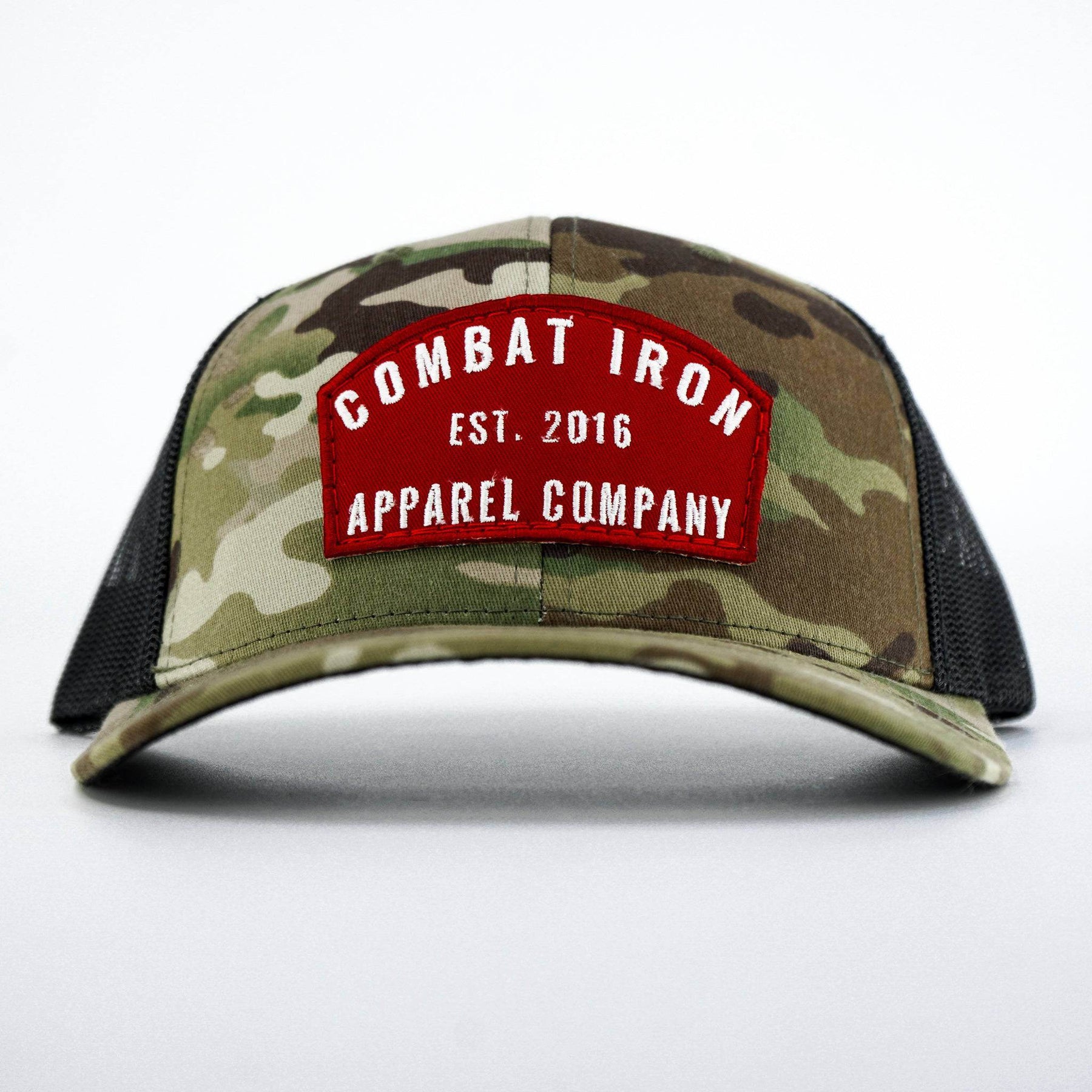 Arched Red Patch Mid-Profile Mesh Snapback Hat - One Revolver Surfboards