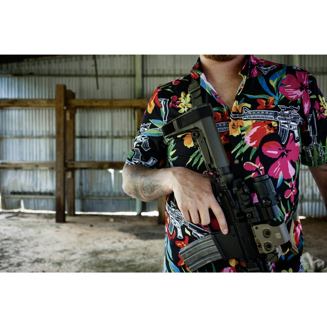 LIGHT WEIGHT BUTTON UP SHORT SLEEVE - One Revolver Surfboards
