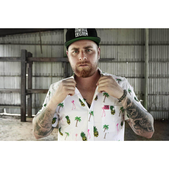 LIGHT WEIGHT BUTTON UP SHORT SLEEVE - One Revolver Surfboards