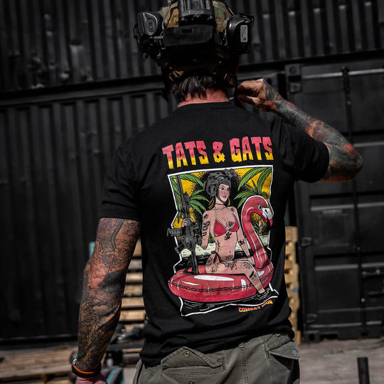 Tat's & Gat's Summer Men's T-Shirt - One Revolver Surfboards