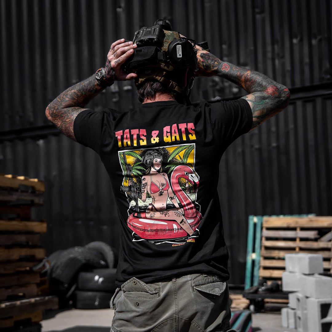 Tat's & Gat's Summer Men's T-Shirt - One Revolver Surfboards