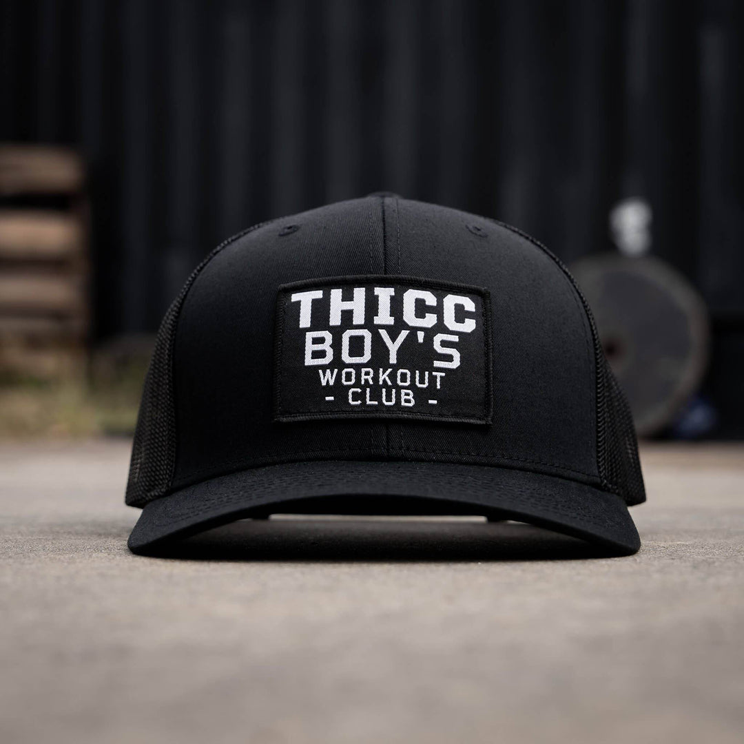 Thicc Boys Workout Patch Snapback Hat - One Revolver Surfboards