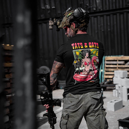 Tat's & Gat's Summer Men's T-Shirt - One Revolver Surfboards