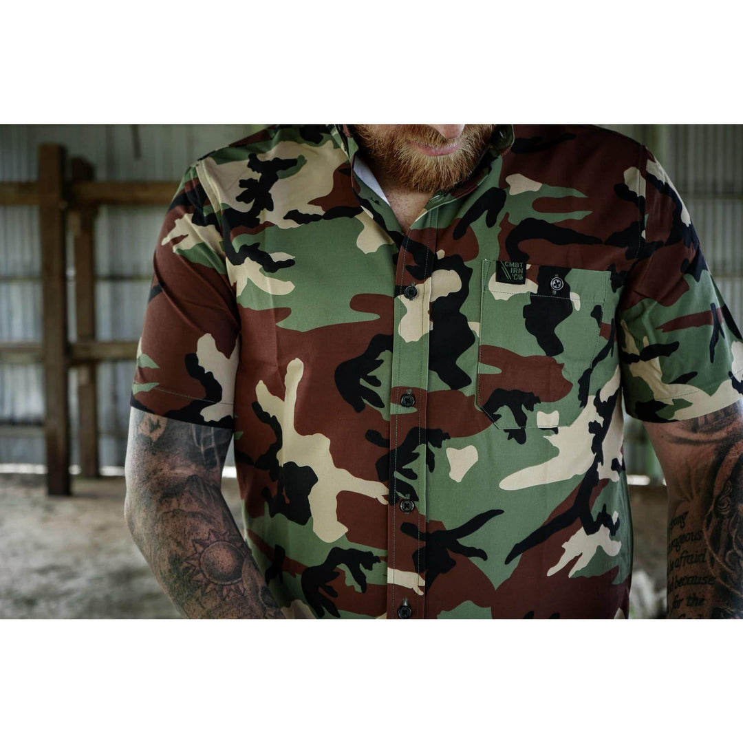 LIGHT WEIGHT BUTTON UP SHORT SLEEVE - One Revolver Surfboards