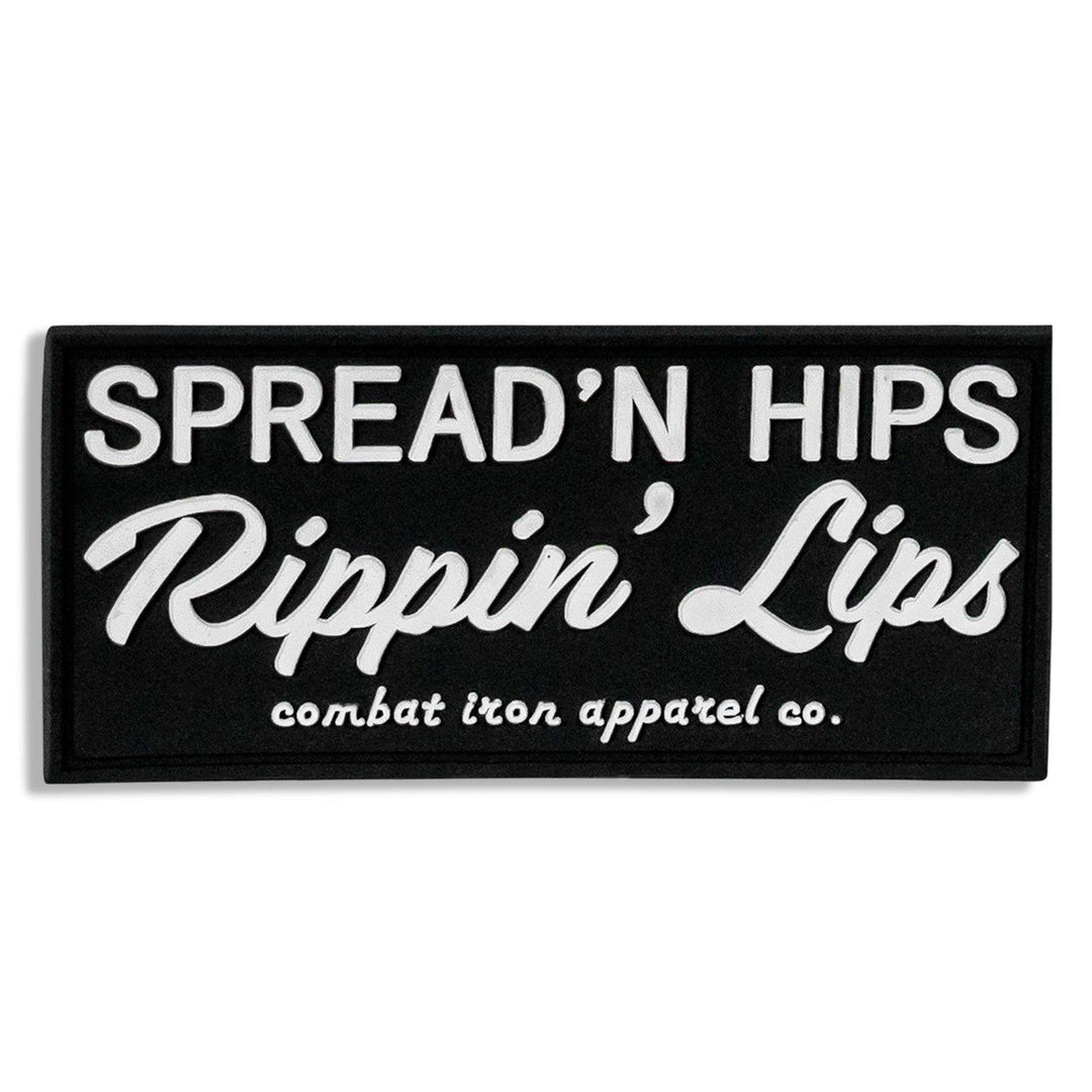 Spread'n Hips, Rippin' Lips PVC Patch - One Revolver Surfboards