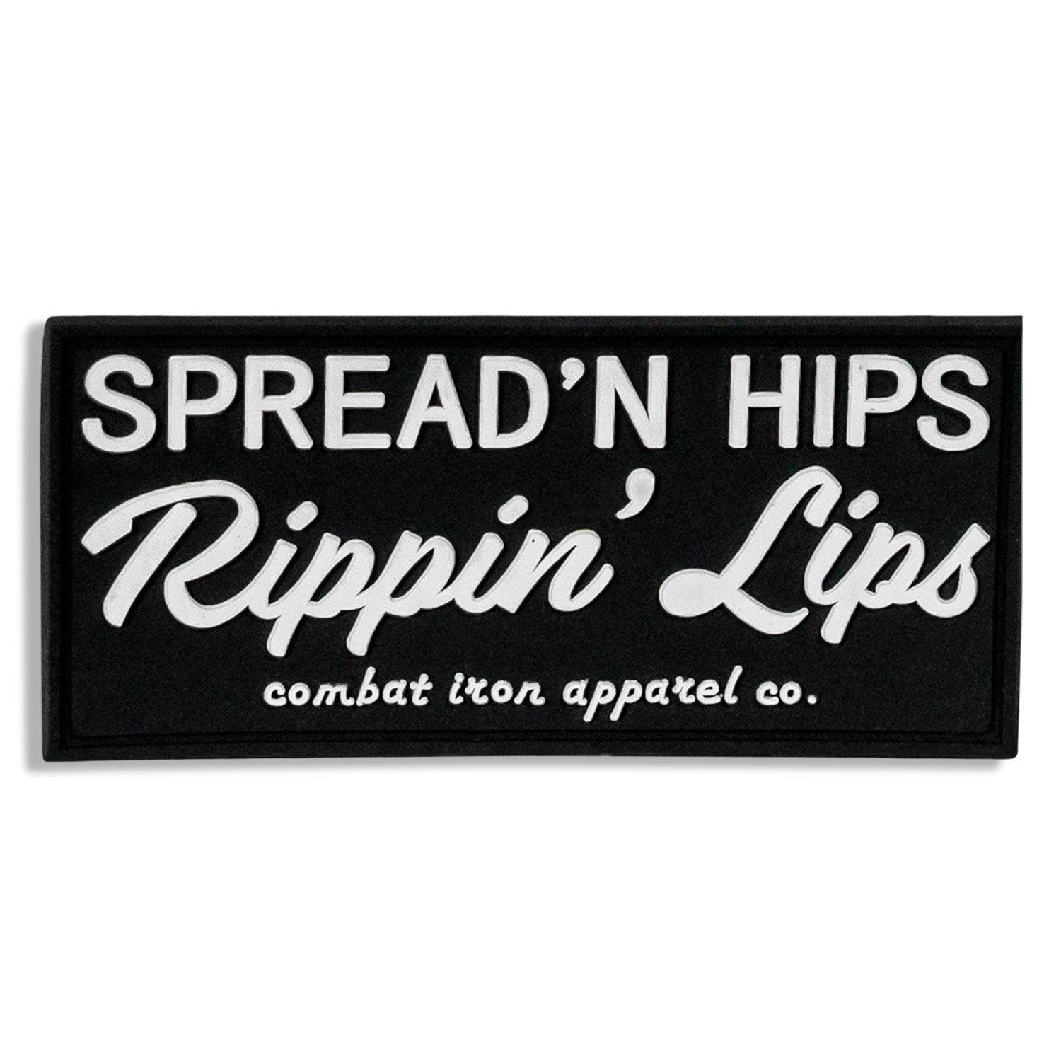 Spread'n Hips, Rippin' Lips PVC Patch - One Revolver Surfboards