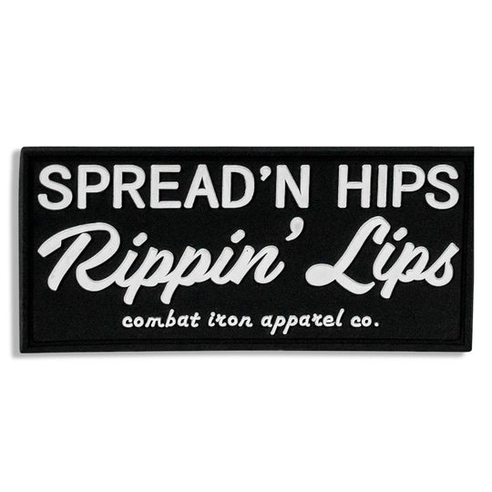 Spread'n Hips, Rippin' Lips PVC Patch - One Revolver Surfboards