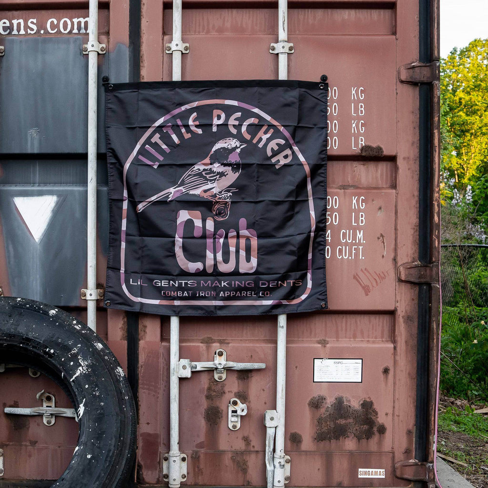 Little Pecker Club 3' X 3' Wall Flag - One Revolver Surfboards