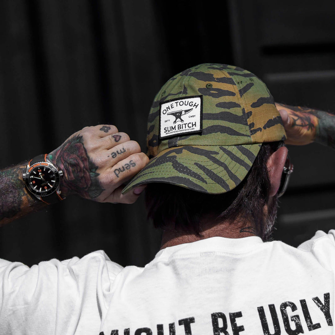One Tough Sum B Patch Ripstop Low Profile Hat - HEADWEAR - One Revolver Surfboards