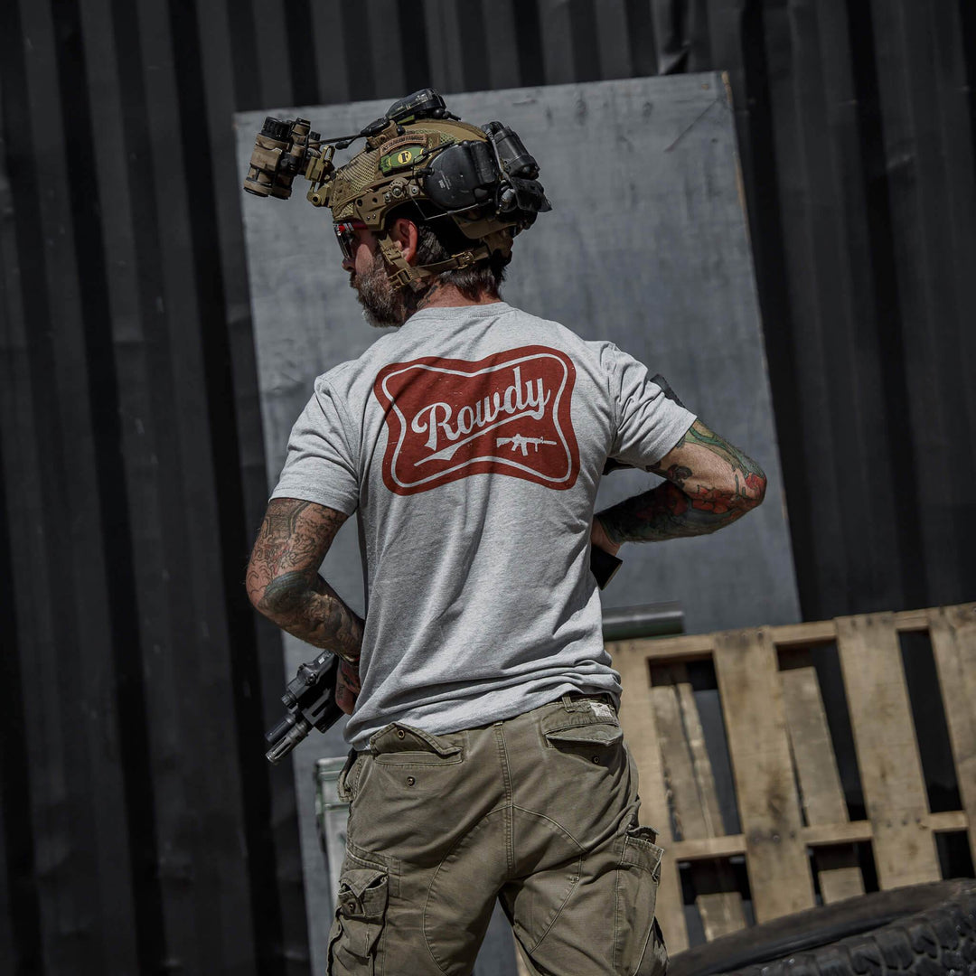 Rowdy Beer Logo Men's T-Shirt - One Revolver Surfboards