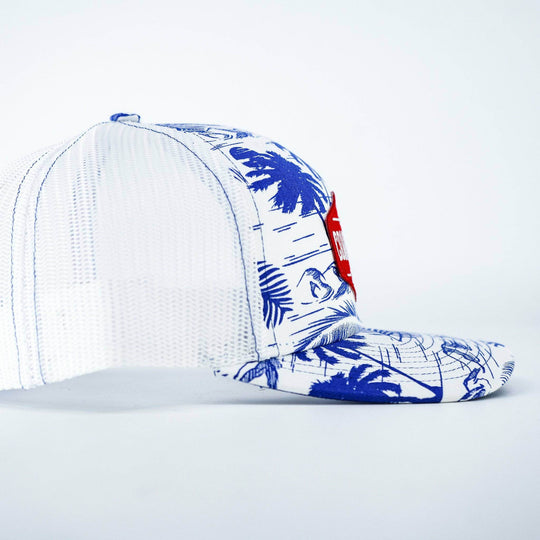 Original AR Red Patch Mid-Profile Mesh Snapback Hat - HEADWEAR - One Revolver Surfboards