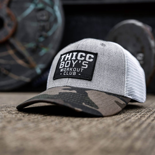 Thicc Boys Workout Patch Snapback Hat - One Revolver Surfboards