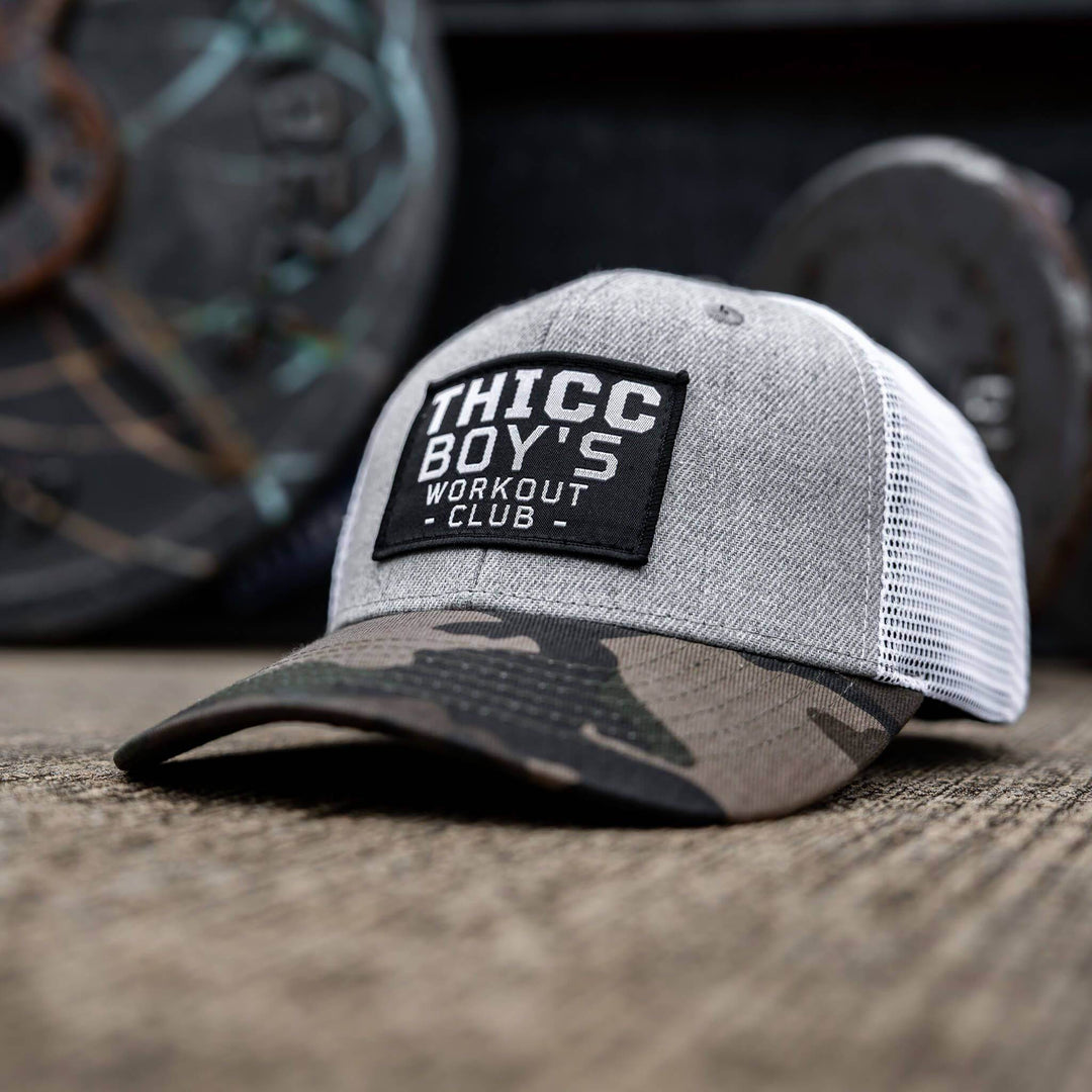 Thicc Boys Workout Patch Snapback Hat - One Revolver Surfboards