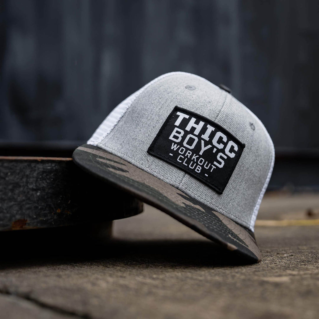 Thicc Boys Workout Patch Snapback Hat - One Revolver Surfboards