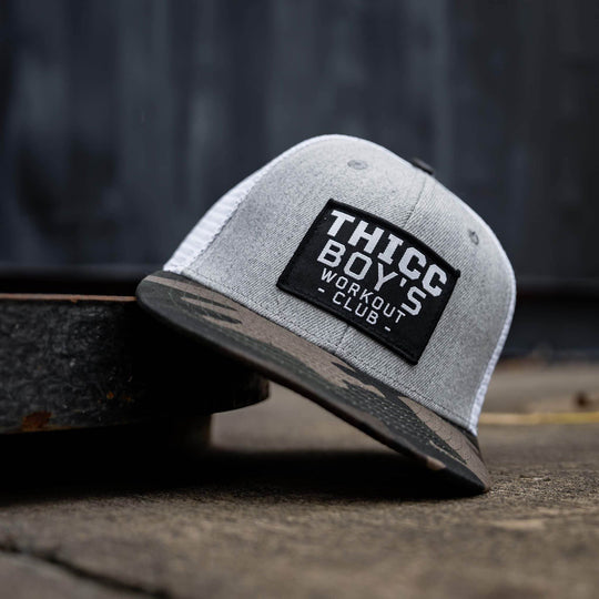 Thicc Boys Workout Patch Snapback Hat - One Revolver Surfboards
