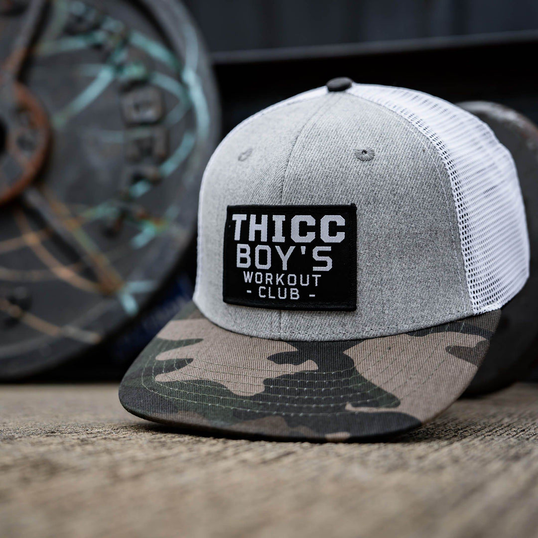 Thicc Boys Workout Patch Snapback Hat - One Revolver Surfboards