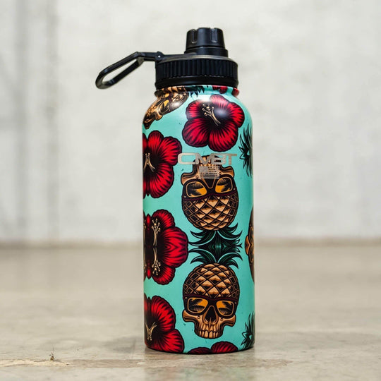 32oz Metal Hydration Bottle V2 | 24hr Insulated + Drink Port - One Revolver Surfboards
