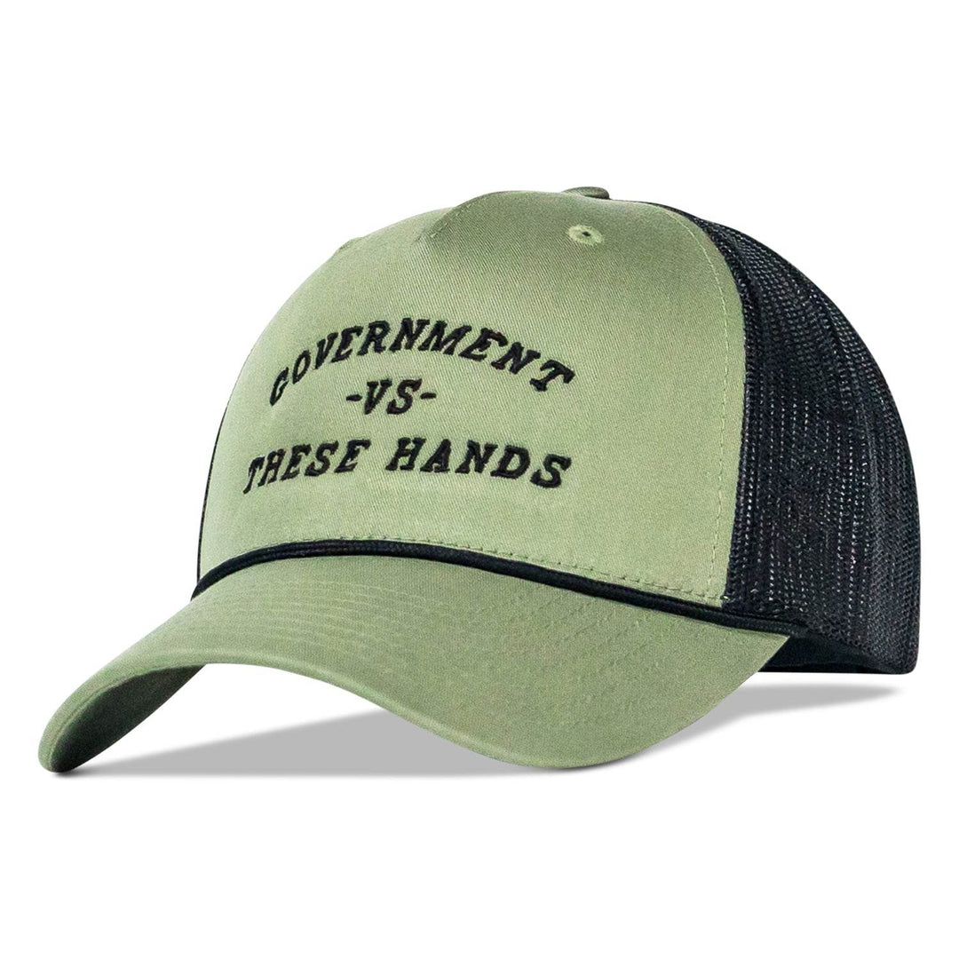 Government -vs- These Hands Rope SnapBack Hat - One Revolver Surfboards