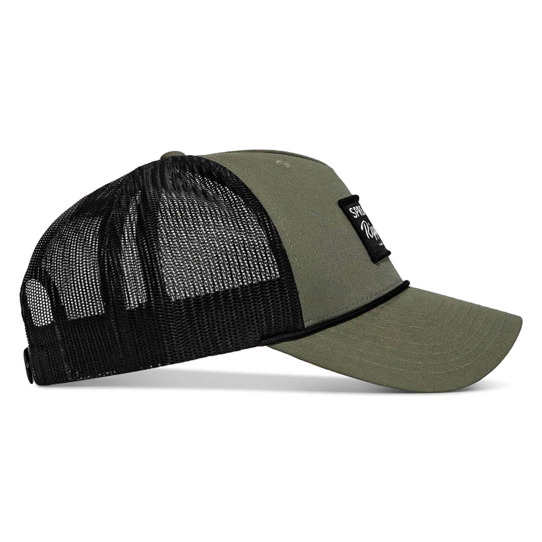 Spreadin' Hips Rippin' Lips Patch Rope Snapback - One Revolver Surfboards