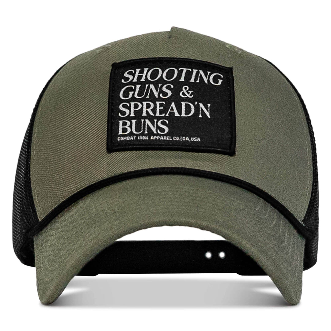 Shooting Guns & Spread'n Buns Patch Rope Snapback Hat - HEADWEAR - One Revolver Surfboards