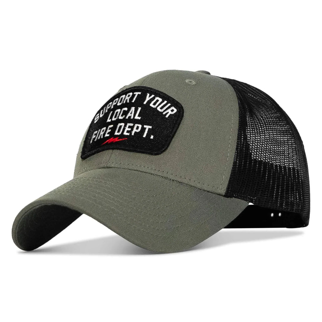 One Revolver Surfboards - Support Your Local Fire Dept. Patch Snapback Hat HEADWEAR