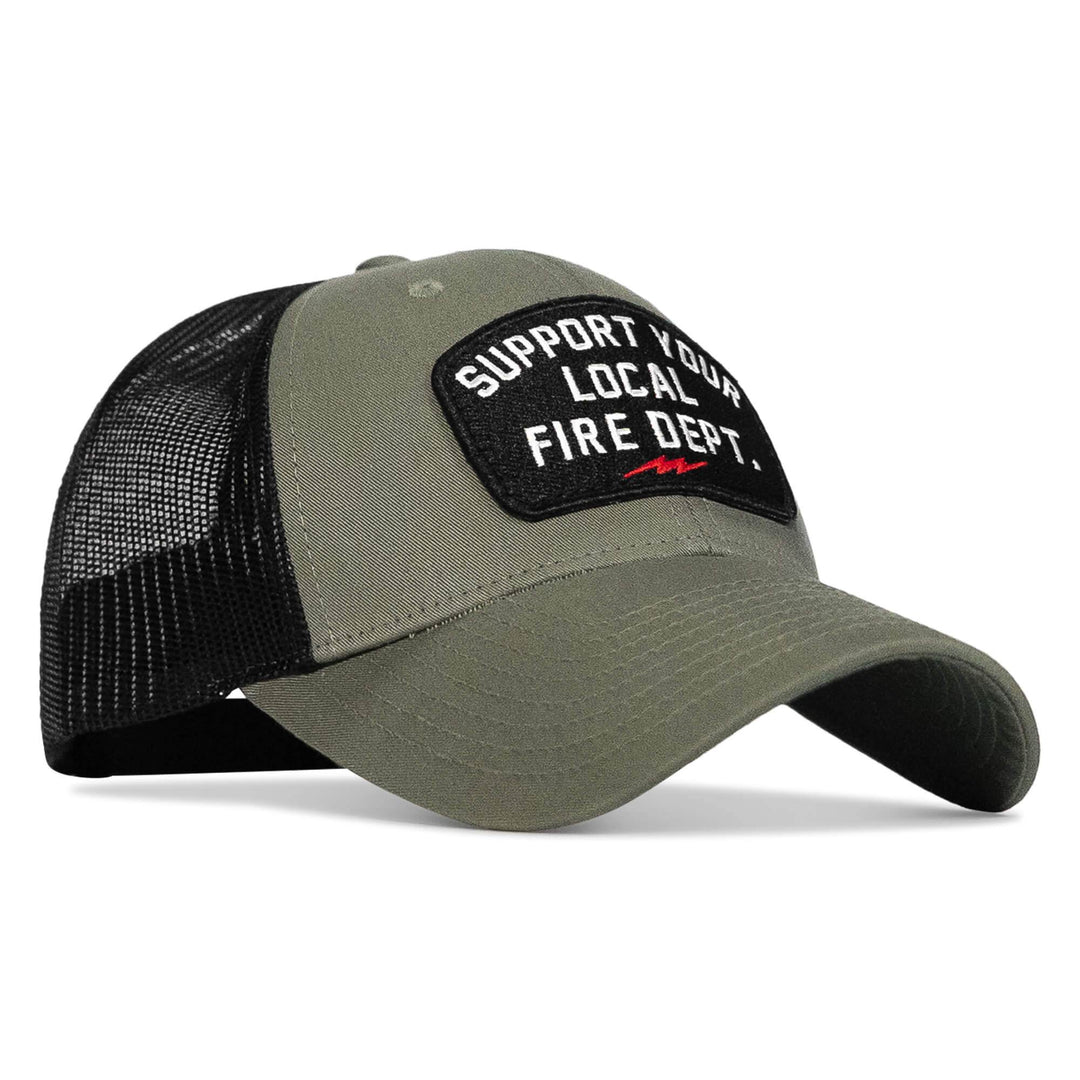 Support Your Local Fire Dept. Patch Snapback Hat - One Revolver Surfboards