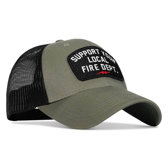 Support Your Local Fire Dept. Patch Snapback Hat - One Revolver Surfboards