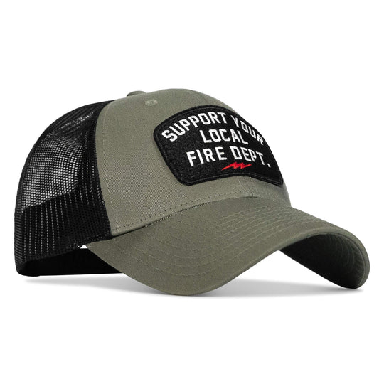One Revolver Surfboards - Support Your Local Fire Dept. Patch Snapback Hat HEADWEAR