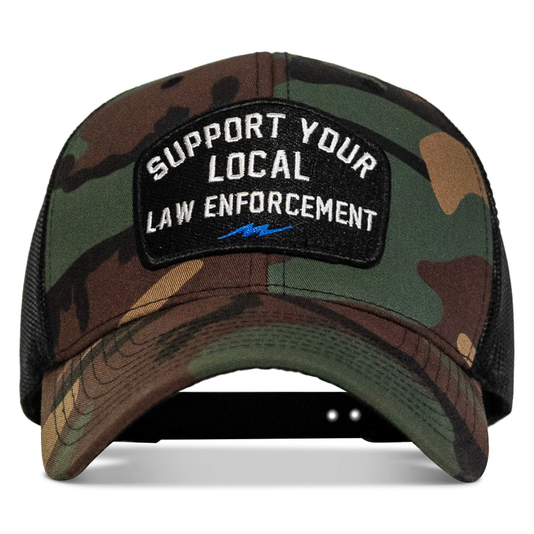 One Revolver Surfboards - Support Your Local Law Enforcement Mid-Profile Snapback Hat HEADWEAR