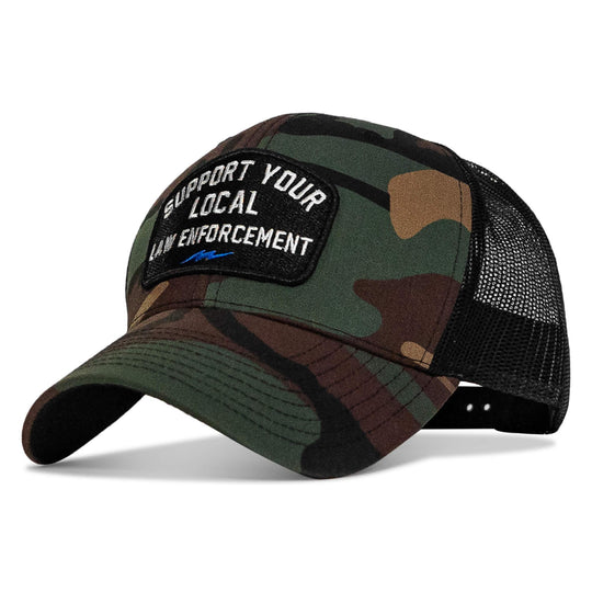 One Revolver Surfboards - Support Your Local Law Enforcement Mid-Profile Snapback Hat HEADWEAR