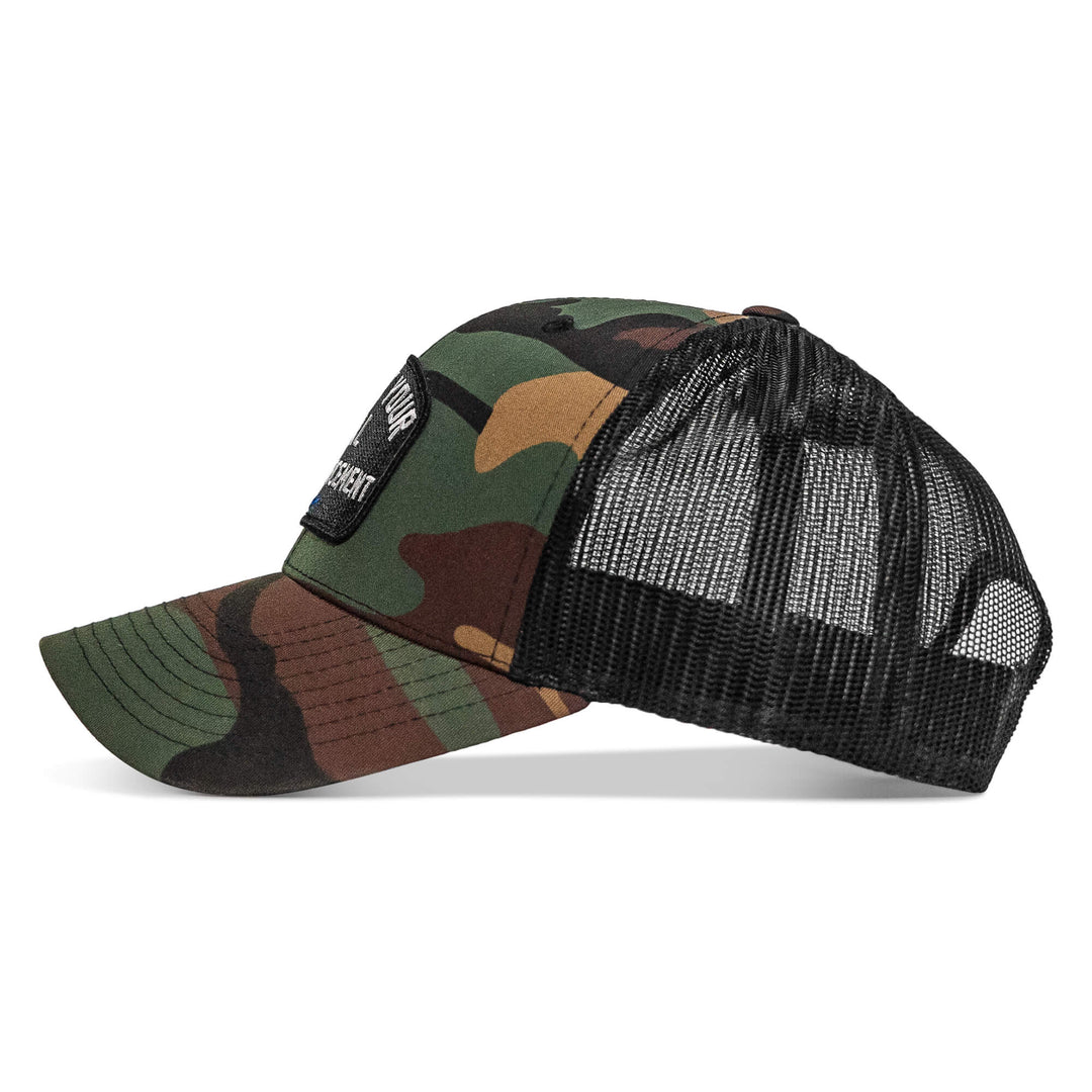 One Revolver Surfboards - Support Your Local Law Enforcement Mid-Profile Snapback Hat HEADWEAR