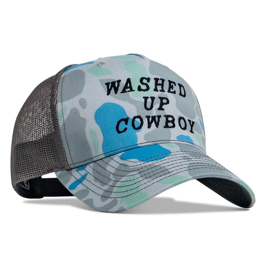 Washed Up Cowboy Snapback - One Revolver Surfboards
