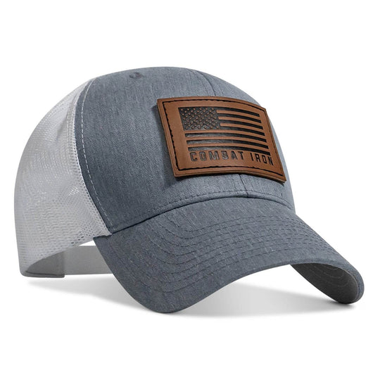 US Flag Leather Patch SnapBack Hat - One Revolver Surfboards