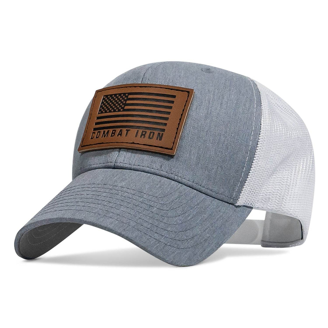 US Flag Leather Patch SnapBack Hat - One Revolver Surfboards