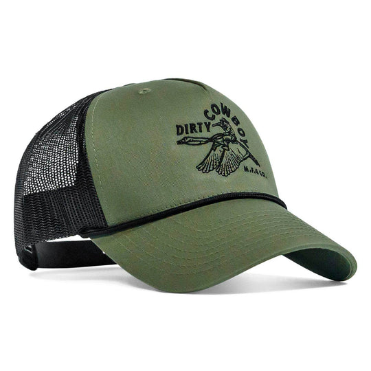 Dirty Cowboy Mfg Swan Rope SnapBack Hat - HEADWEAR - One Revolver Surfboards
