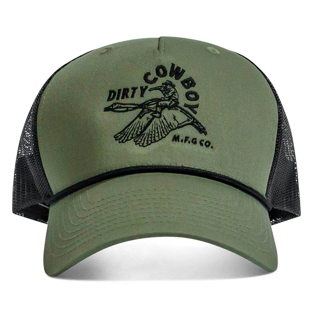 Dirty Cowboy Mfg Swan Rope SnapBack Hat - HEADWEAR - One Revolver Surfboards