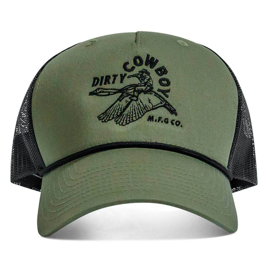 Dirty Cowboy Mfg Swan Rope SnapBack Hat - HEADWEAR - One Revolver Surfboards