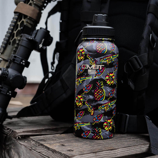 32oz Metal Hydration Bottle V2 | 24hr Insulated + Drink Port - One Revolver Surfboards