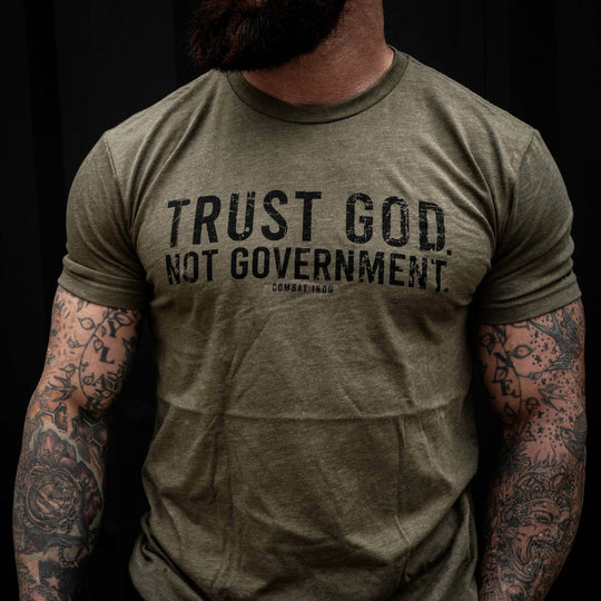 Trust God. Not Government. Men's T-Shirt - One Revolver Surfboards