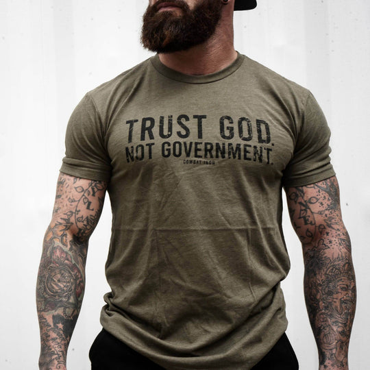 Trust God. Not Government. Men's T-Shirt - One Revolver Surfboards