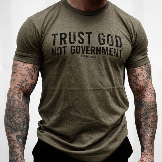 Trust God. Not Government. Men's T-Shirt - One Revolver Surfboards