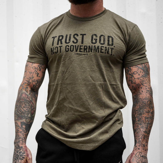 Trust God. Not Government. Men's T-Shirt - One Revolver Surfboards